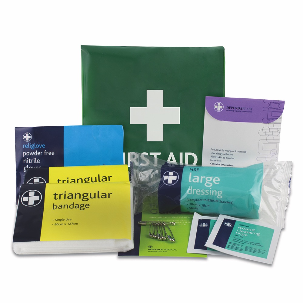 HSE 1 Person Travel Kit  in Green Vinyl Pouch