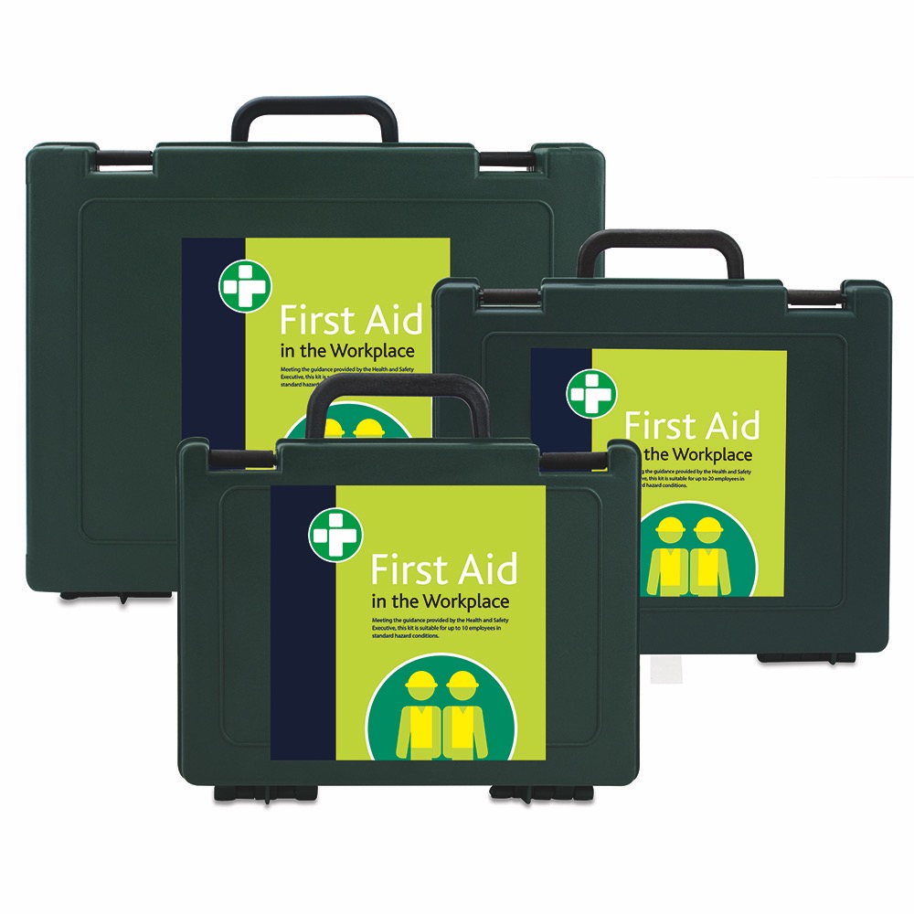 HSE 10 Person Workplace Kit  in Green Durham Box 