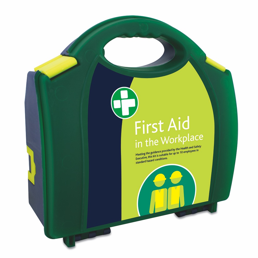 HSE 10 Person Workplace Kit in Green/Green Integral Aura Box