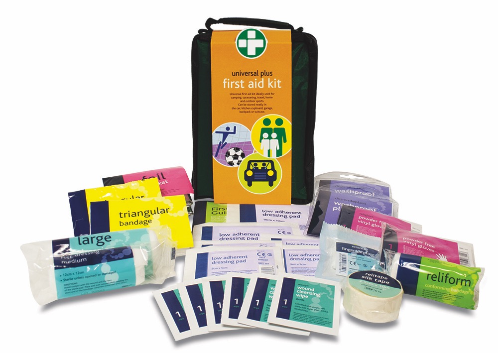 Large Universal First Aid Kit  in Green Stockholm Bag