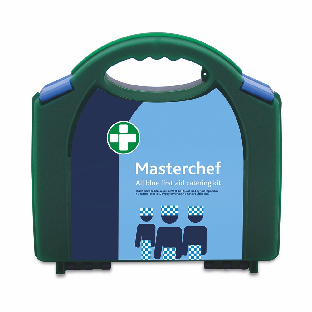 HSE 10 Person Masterchef Catering Kit in Green/Blue Integral Aura Box