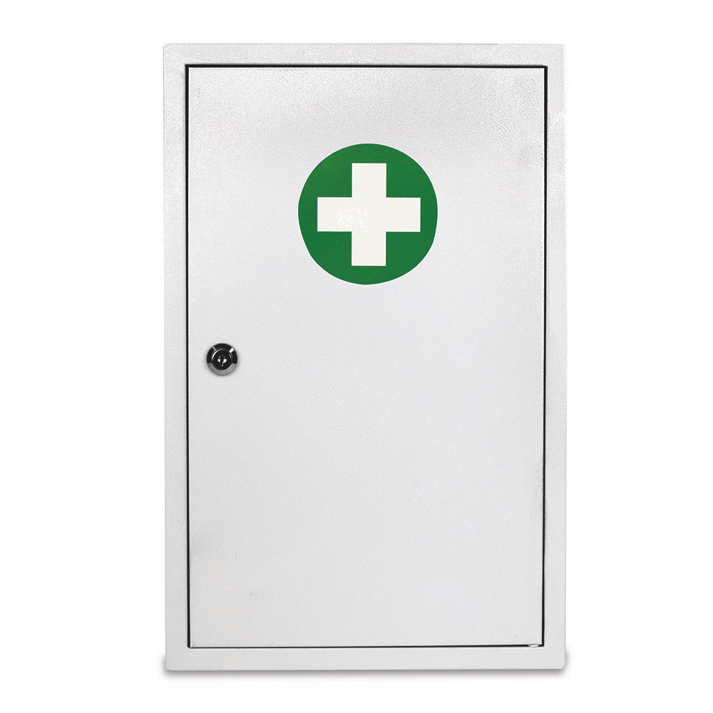 Sofia Metal Wall Cabinet , White, 46cmH x 30cmW x 14cmD, 1 x  Single Unit