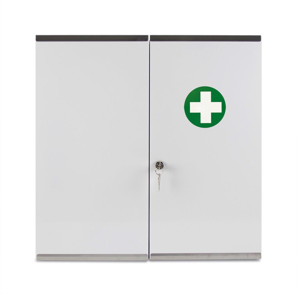 BS8599-1:2019 Critical Injury Pack - 10 Applications in Budapest Metal Wall Cabinet