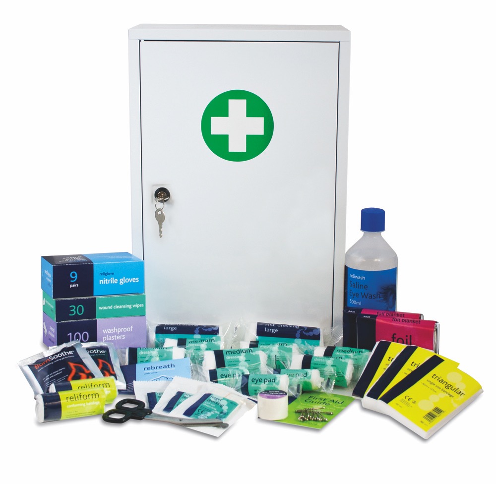 BS8599-1:2019 Medium Workplace Plus Kit in Sofia Metal Cabinet