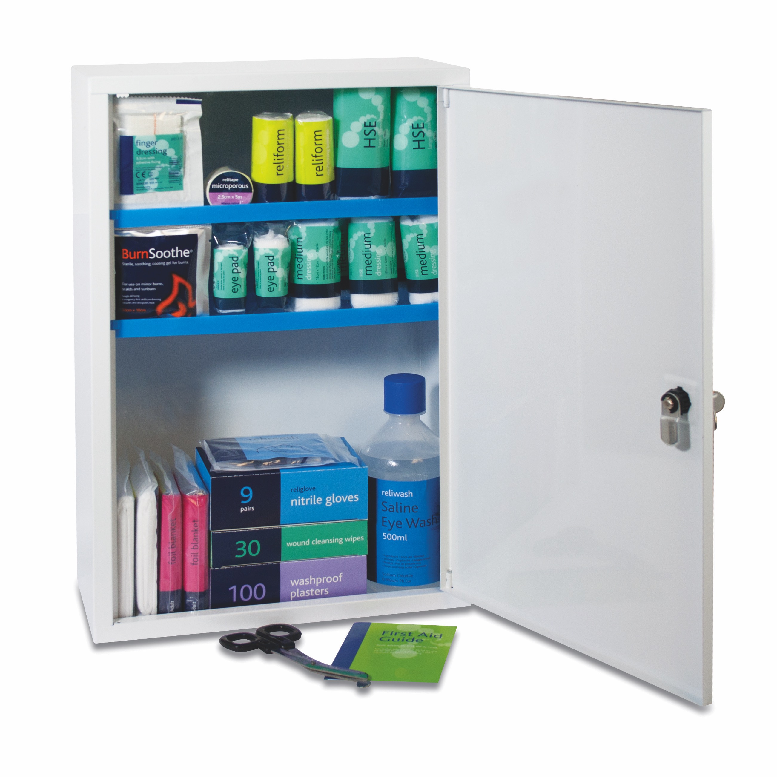 BS8599-1:2019 Medium Workplace Plus Kit in Sofia Metal Cabinet