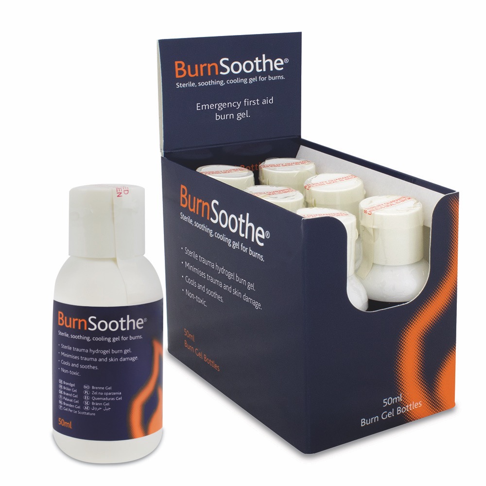 BurnSoothe Burn Gel, Bottle, 50ml Bottle, 50ml, 1 x  Box of 6