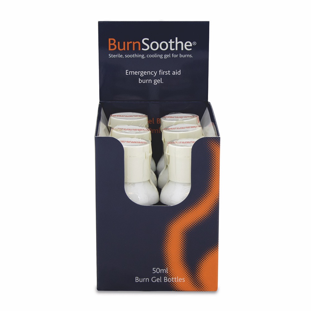 BurnSoothe Burn Gel, Bottle, 50ml Bottle, 50ml, 1 x  Box of 6