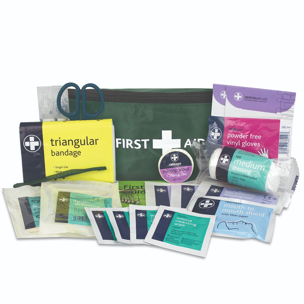 Riga Bum Bag First Aid Kit in Green Riga Bum Bag