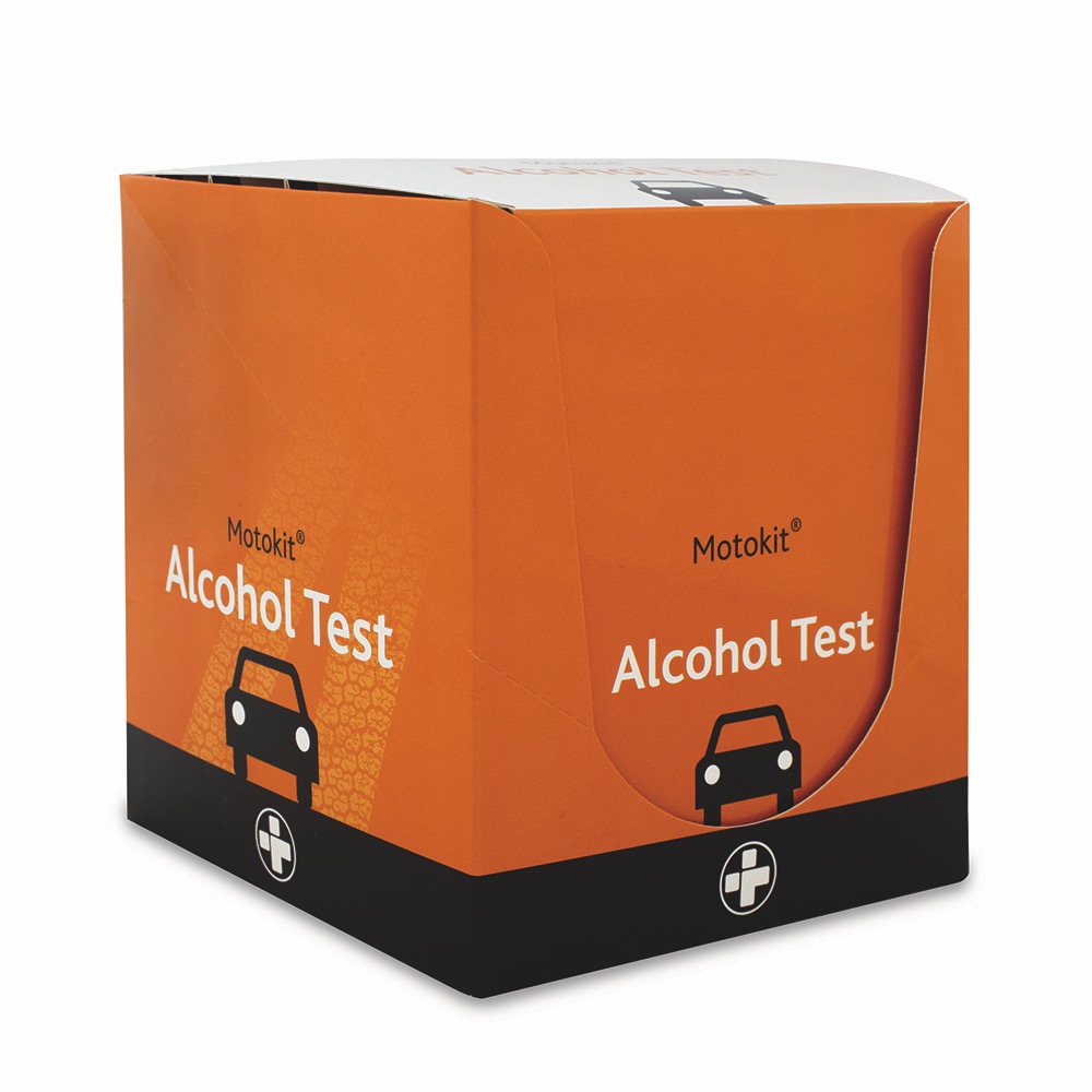 Motokit Alcohol Test Contains 2 tests.