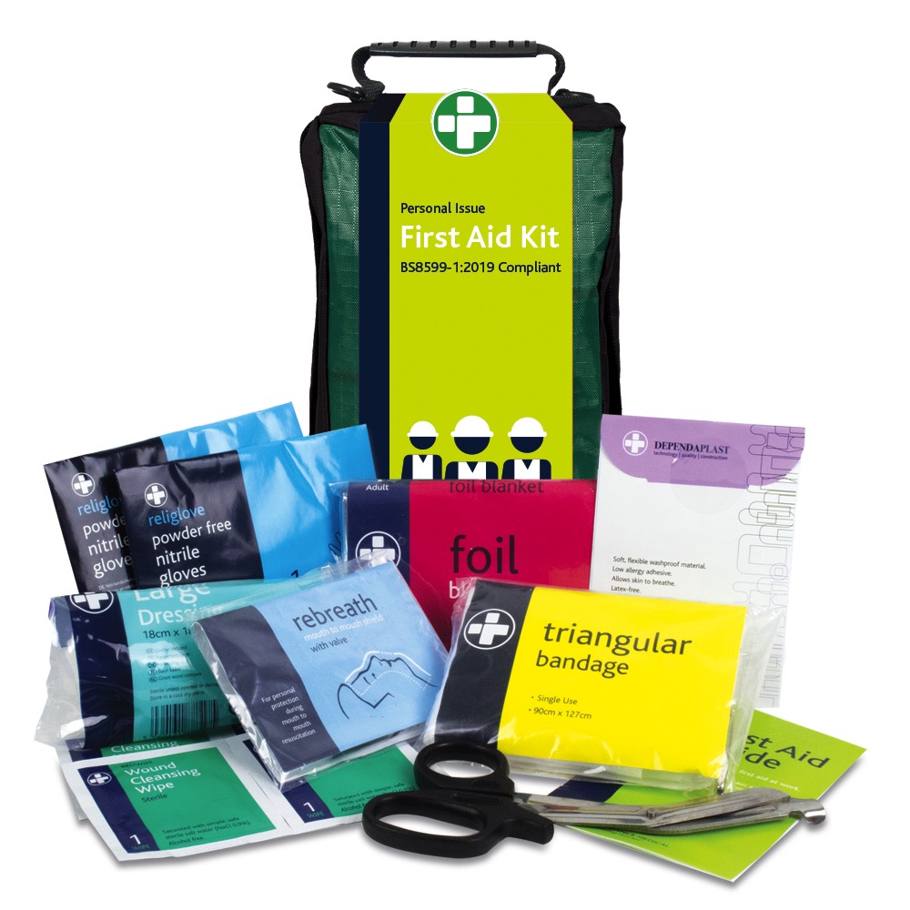 BS8599-1:2019 Personal Issue Workplace Kit in Helsinki Bag