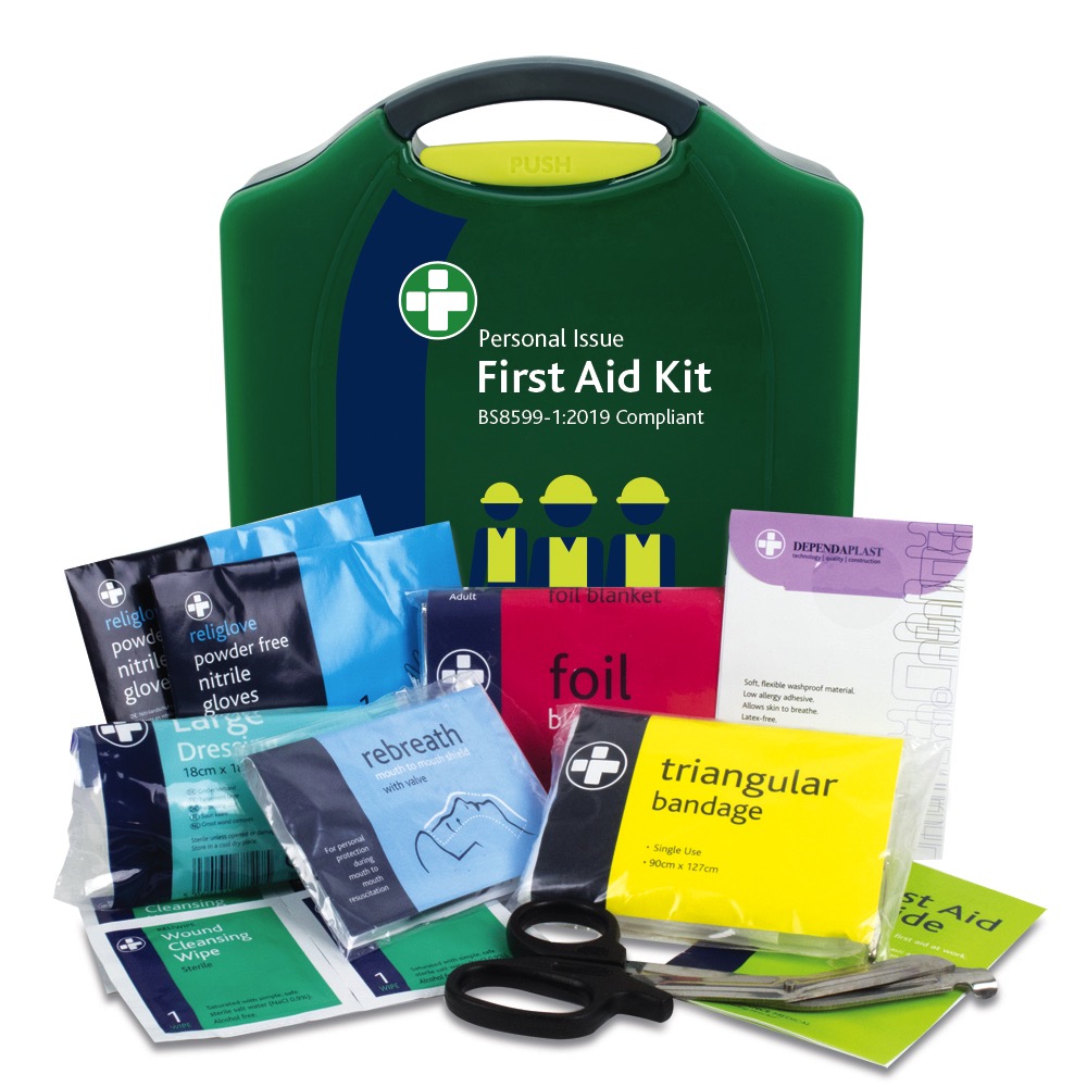 BS8599-1:2019 Personal Issue Workplace Kit in Compact Aura Box