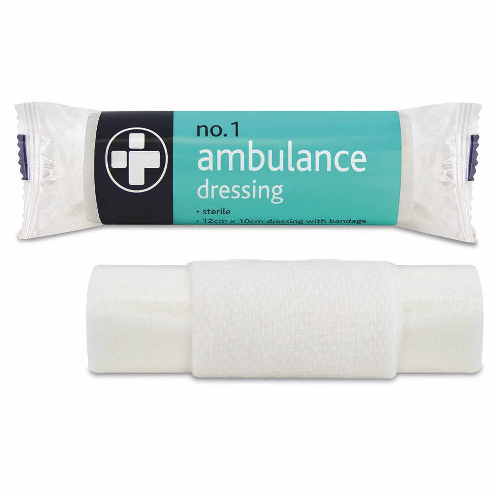 Ambulance Dressing , Sterile, No.1, 10 x  Single Unit