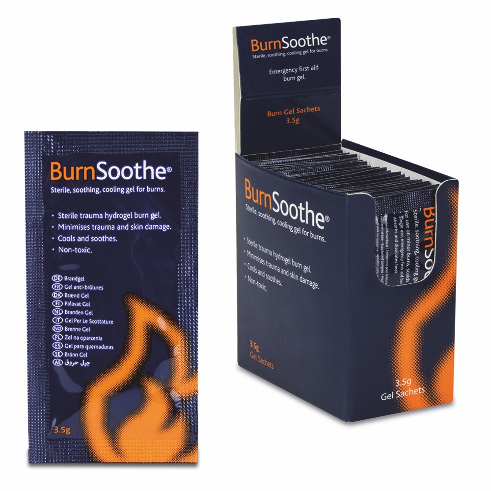 BurnSoothe Burn Gel, Sachet, 3.5g Sachet, 3.5g , 1 x  Box of 25