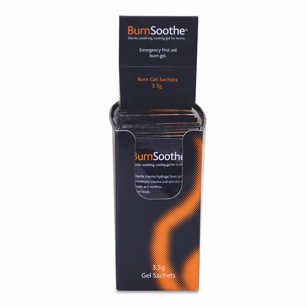 BurnSoothe Burn Gel, Sachet, 3.5g Sachet, 3.5g , 1 x  Box of 25