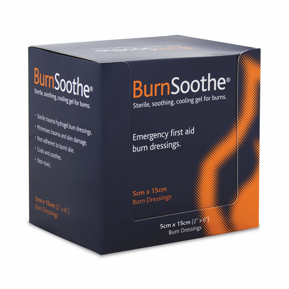 BurnSoothe Burn Dressing, 5cm x 15cm, 5cm x 15cm, 1 x  Box of 15