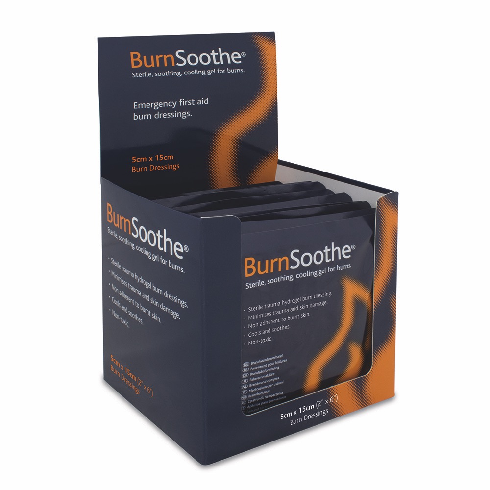 BurnSoothe Burn Dressing, 5cm x 15cm, 5cm x 15cm, 1 x  Box of 15