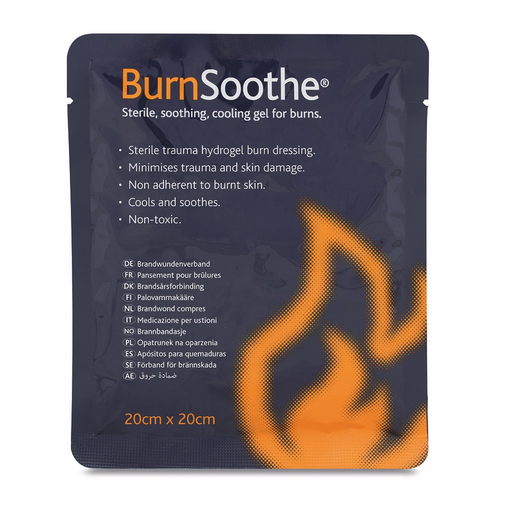 BurnSoothe Burn Dressing, 20cm x 20cm, 20cm x 20cm, 1 x  Box of 5