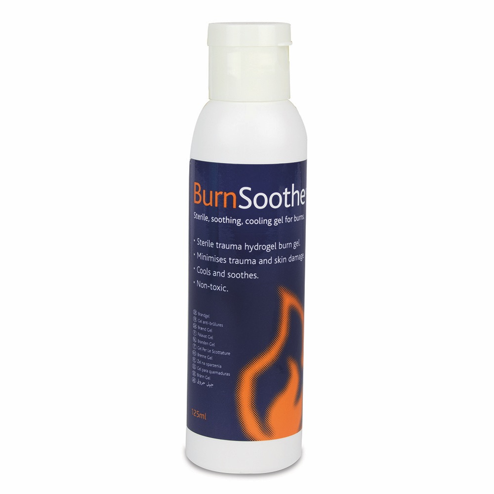 BurnSoothe Burn Gel, Bottle, 125ml Bottle, 125ml, 1 x  Box of 6