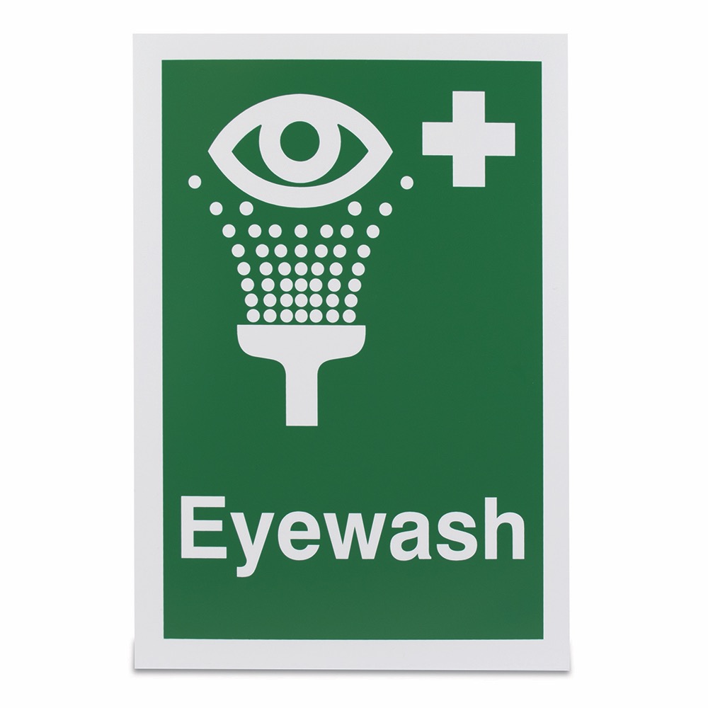 Eye wash , Rigid, 297 x 210mm, 1 x  Single Unit