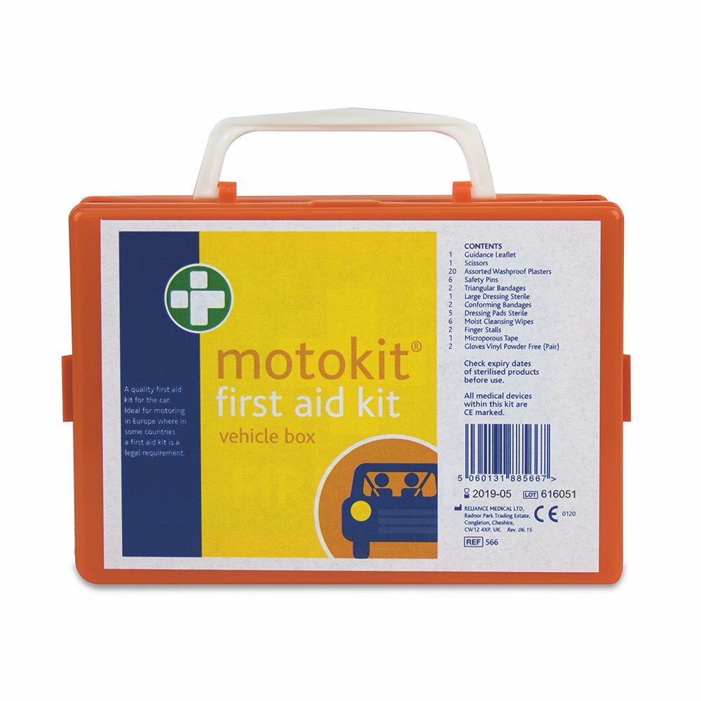 Motokit Compact Kit in Orange Case - inc bulkhead bracket