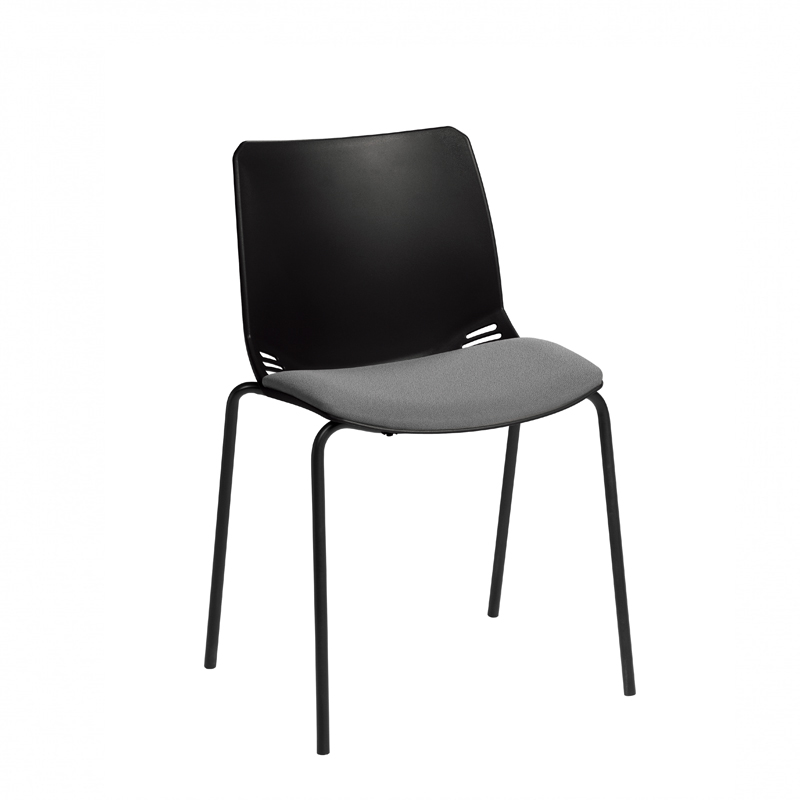 Sunflower ﻿﻿﻿﻿Neptune Visitor Chair, Without Arms - Moulded Seat ﻿with Inter/VeneTM Upholstered Seat Pad