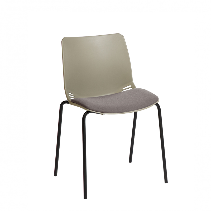Sunflower ﻿﻿﻿﻿Neptune Visitor Chair, Without Arms - Moulded Seat ﻿with Inter/VeneTM Upholstered Seat Pad