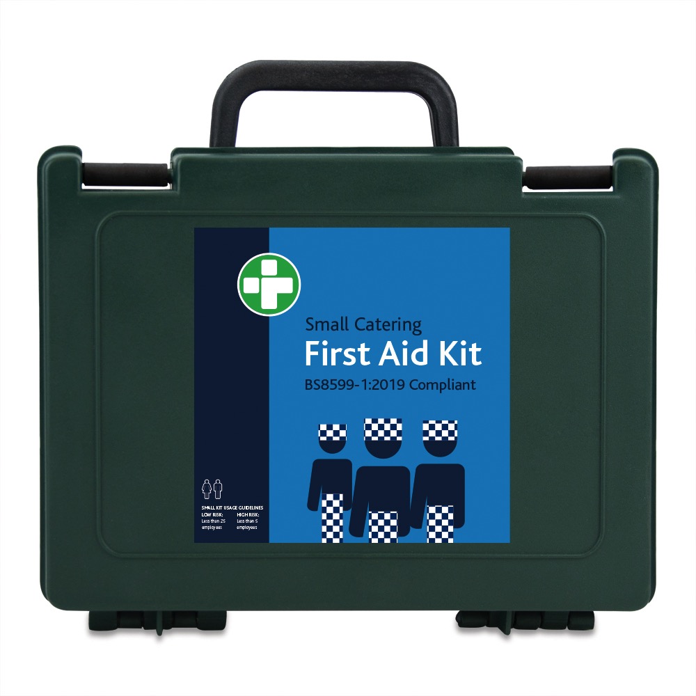 BS8599-1:2019 Small Catering Kit in Green Durham Box - inc bracket