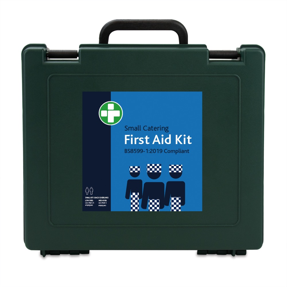 BS8599-1:2019 Medium Catering Kit in Green Oxford Box - inc bracket