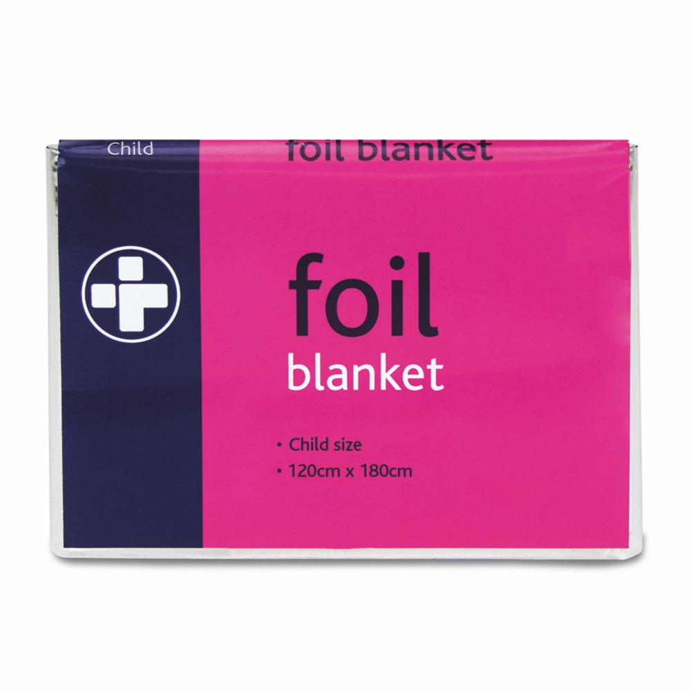 Foil Blanket - Child, Child, 120cm x 180cm, 10 x  Single Unit