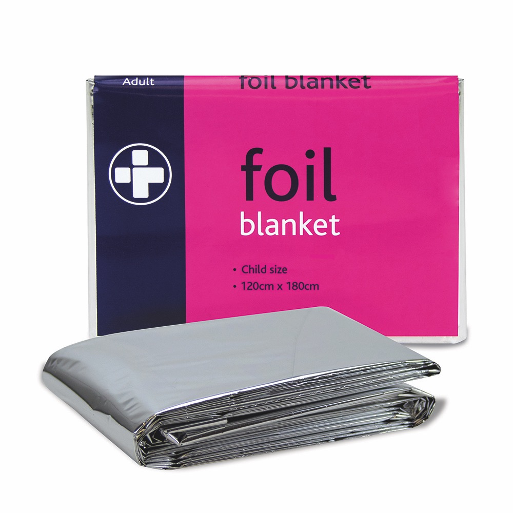 Foil Blanket - Child, Child, 120cm x 180cm, 10 x  Single Unit