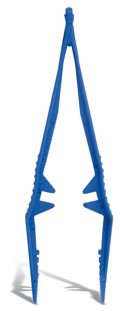 Plastic Forceps - Sterile, Plastic, 4.5