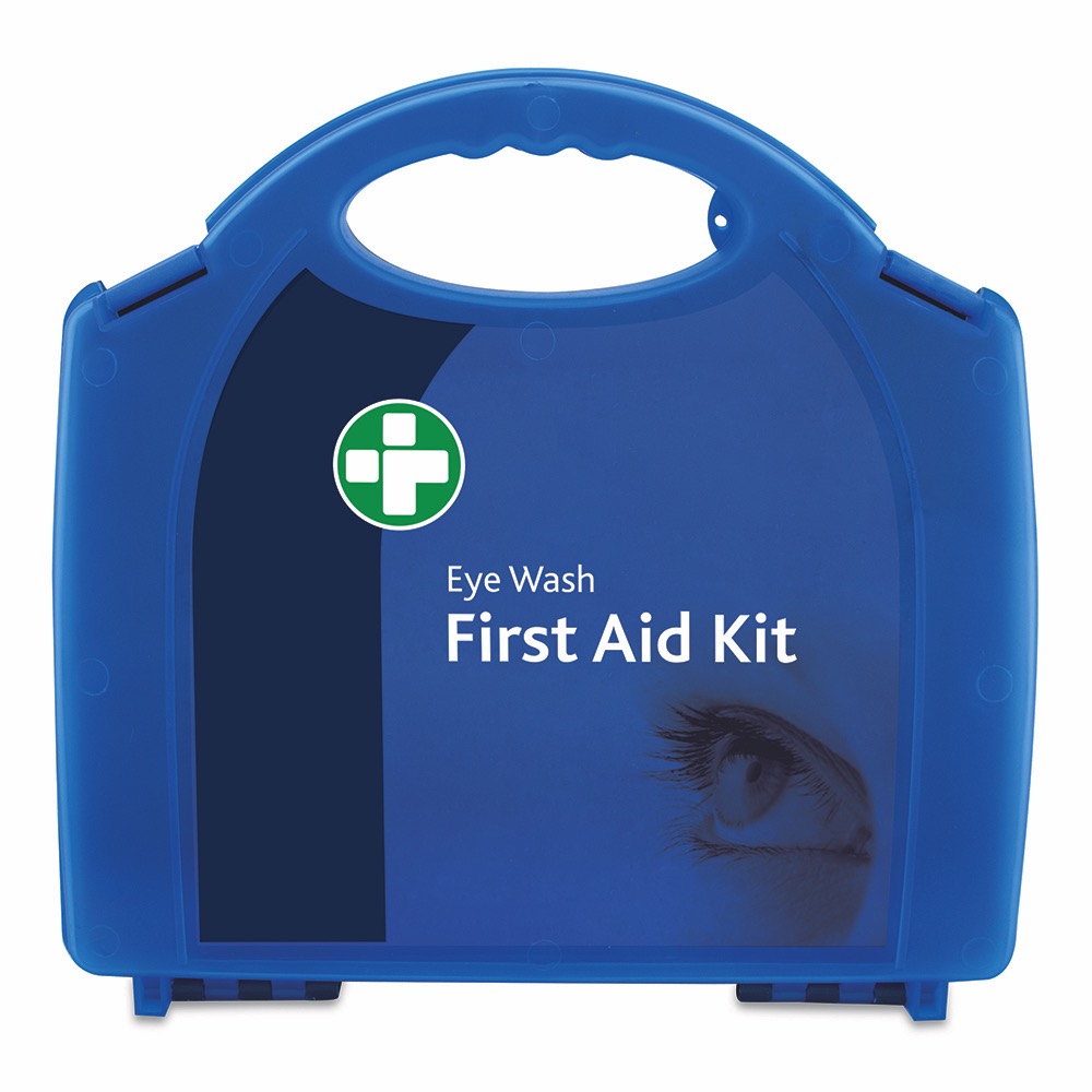 Double Eye Wash Station, in Blue/Blue Integral Aura Box, 27cmH x 29.5cmW x 10cmD, 1 x  Single Unit