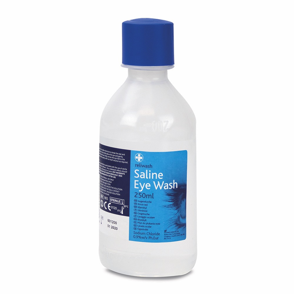 Reliwash 250ml Bottle, Sterile, 250ml Bottle Box of 10