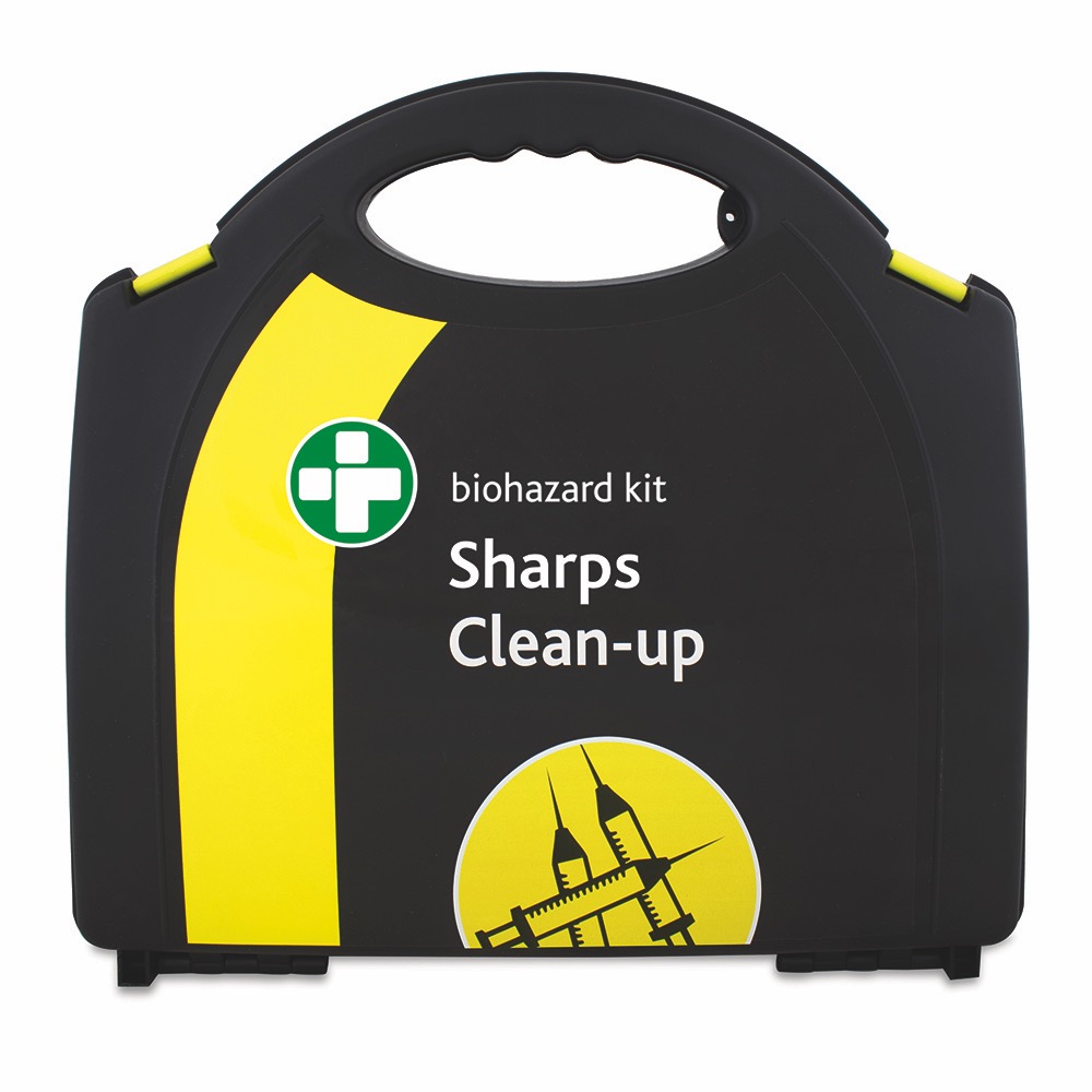 5 Application Sharps Clean-up Kit in Medium Black/Yellow Integral Aura Box
