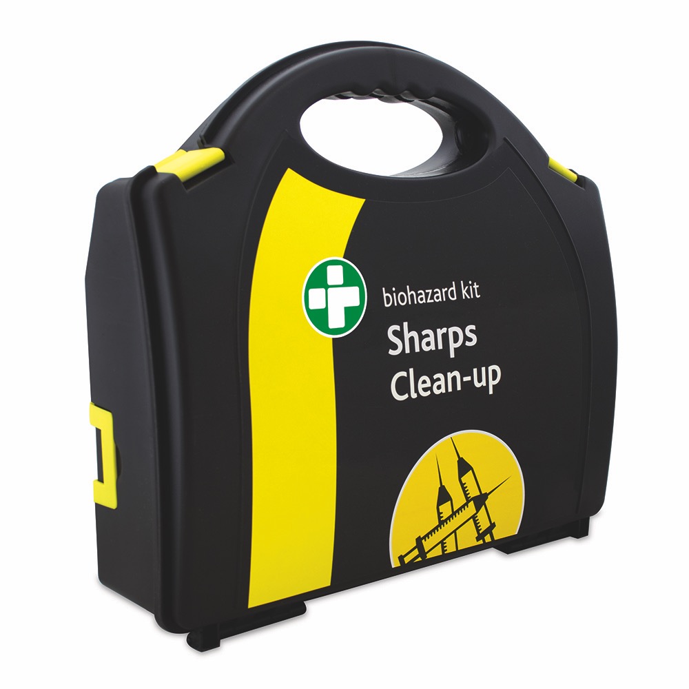 5 Application Sharps Clean-up Kit in Medium Black/Yellow Integral Aura Box