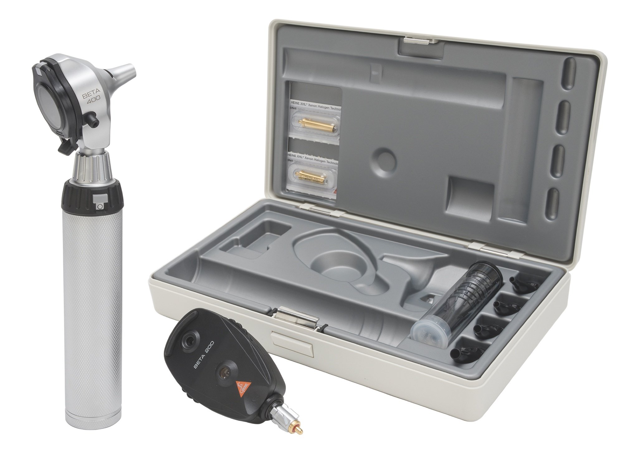 HEINE Diagnostic Set: BETA 400 F.O Otoscope & BETA 200 Opthalmoscope (Battery Handle)