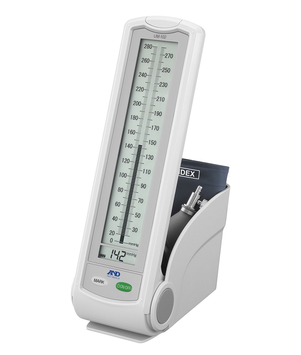 A&D UM-102B Stand Mountable Mercury-Free Sphygmomanometer
