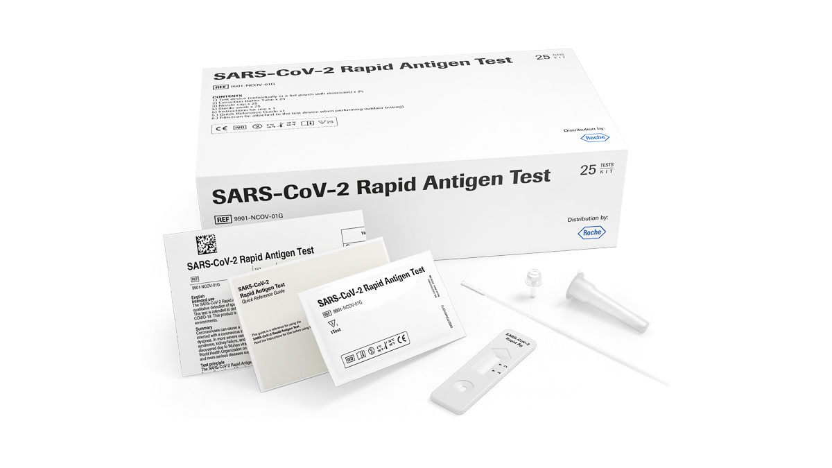 Roche SARS‐CoV‐2 (COVID-19) Rapid Diagnostic Antigen Test x25