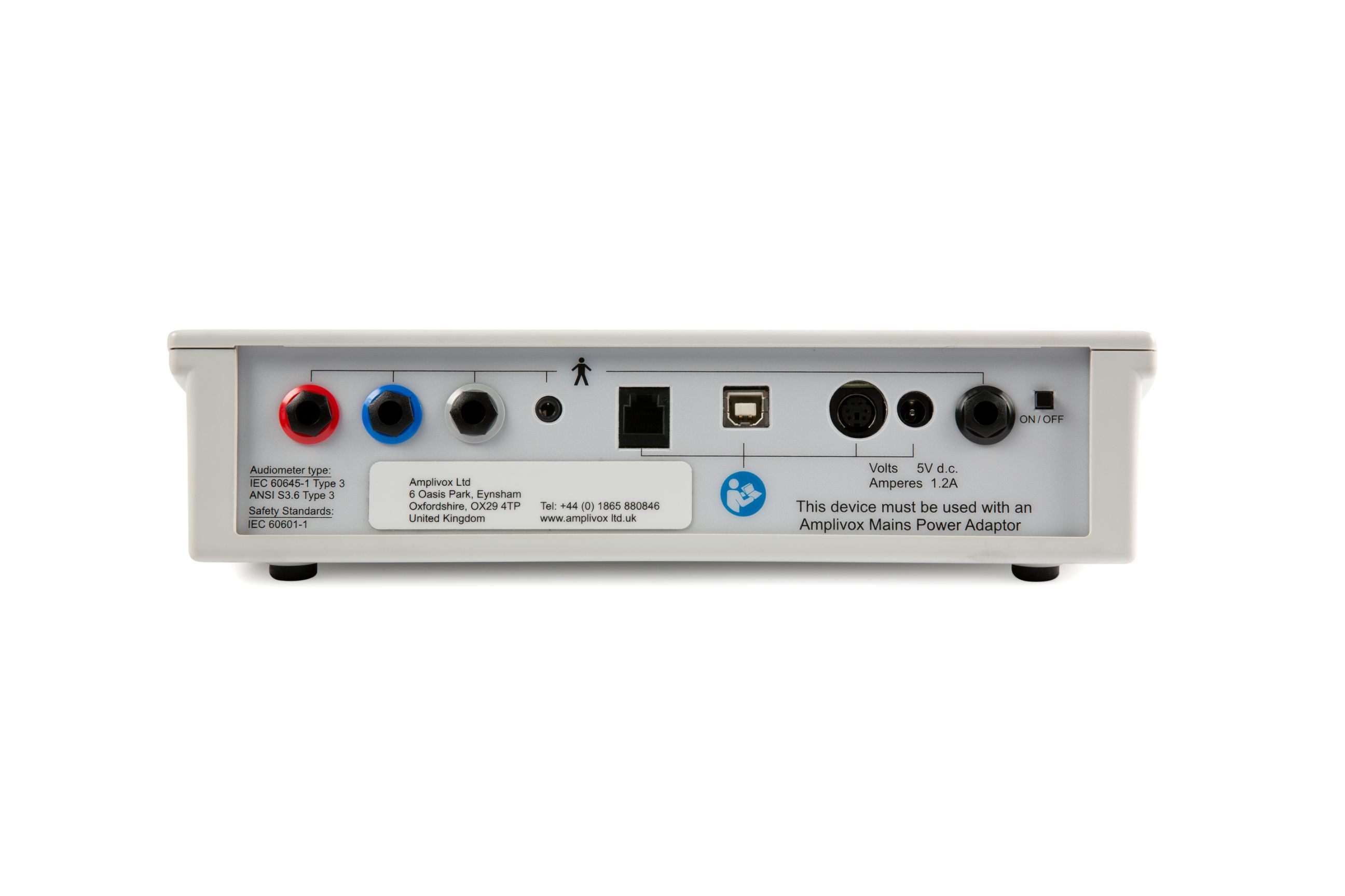 Amplivox 240 Diagnostic Audiometer with Battery Function