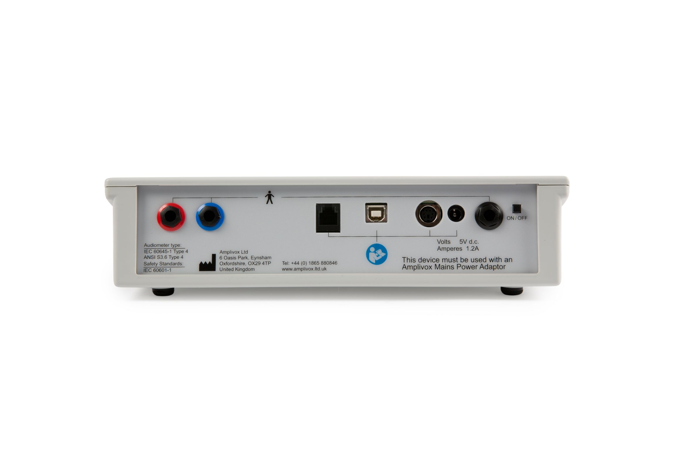Amplivox 116 Screening Audiometer with Battery Function