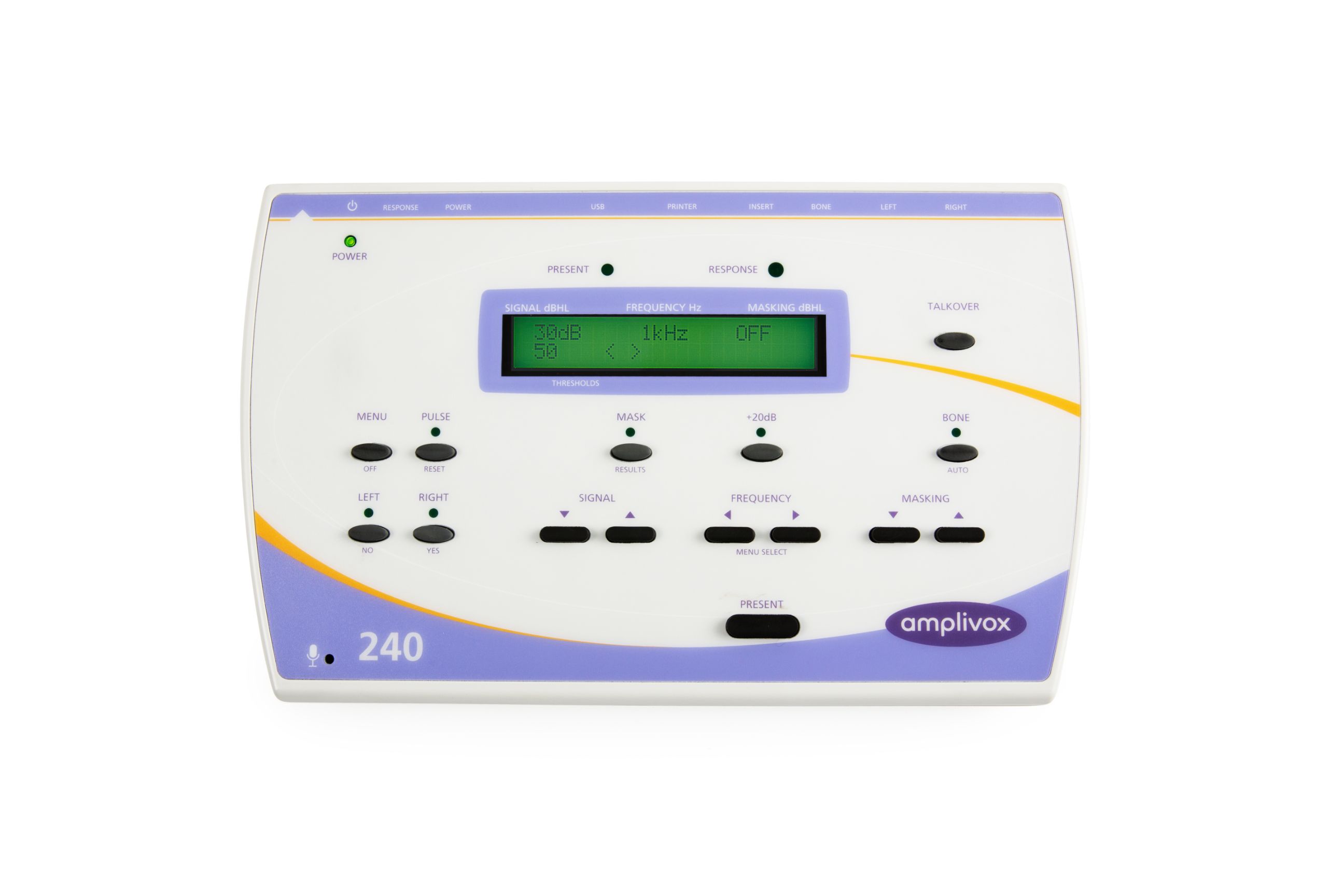 Amplivox 240 Diagnostic Audiometer with Battery Function