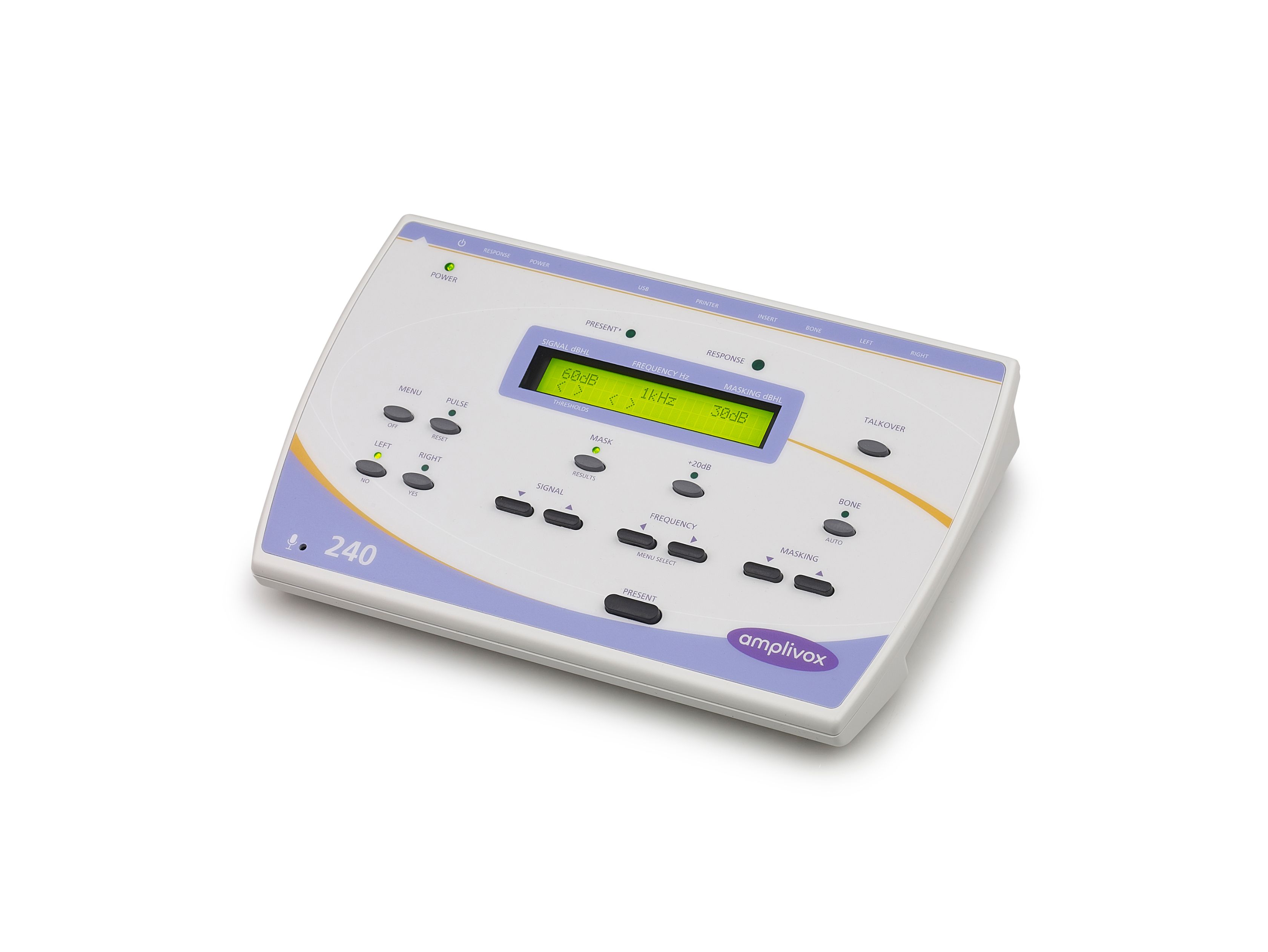 Amplivox 240 Diagnostic Audiometer with Audiocups