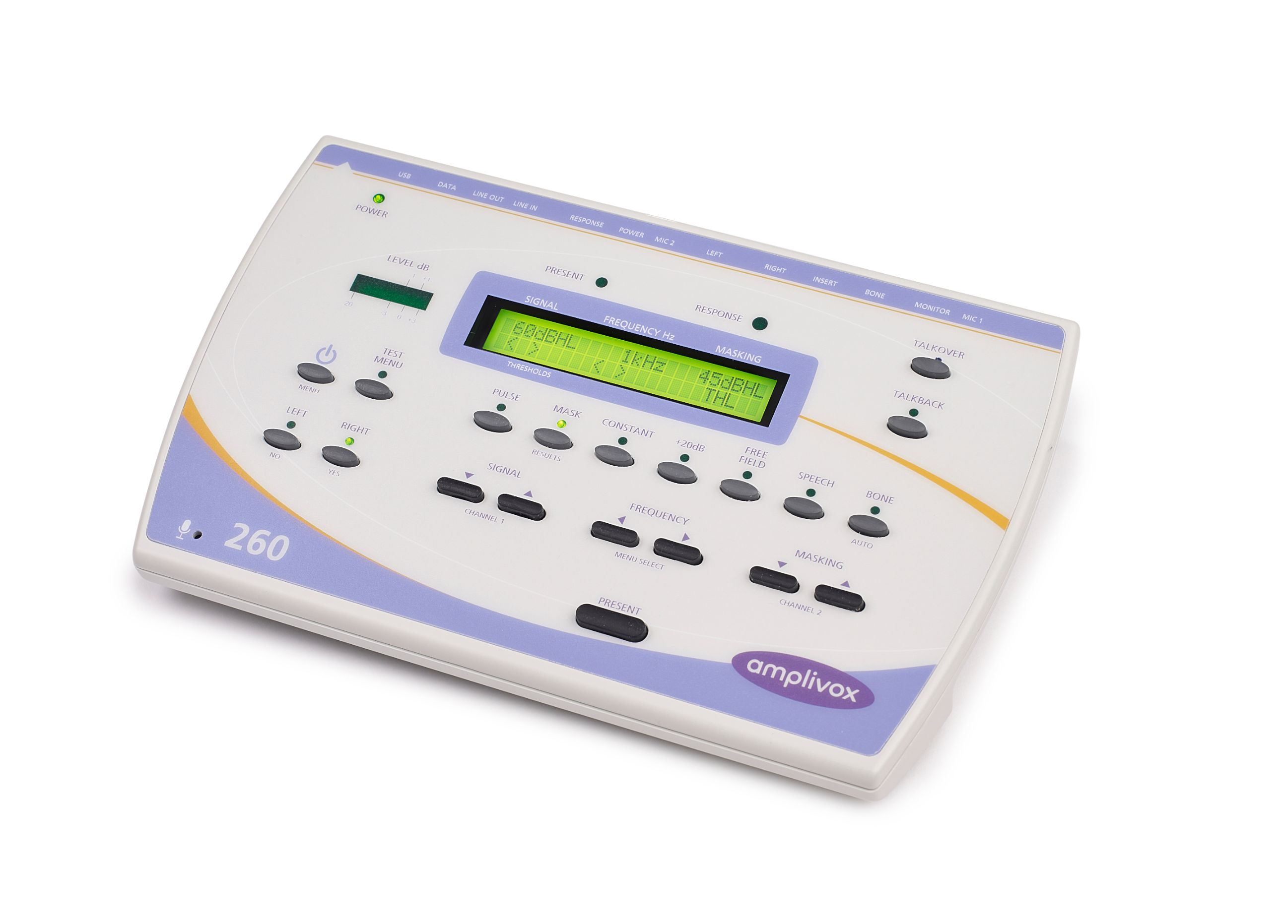 Amplivox 260 Diagnostic Audiometer with Audiocups