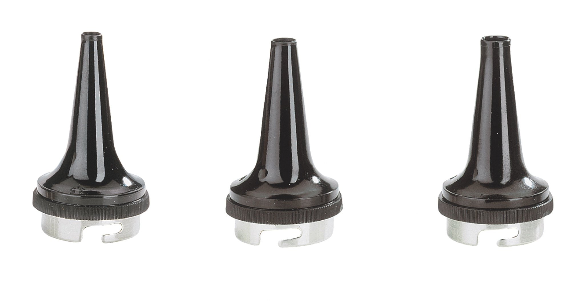 Reusable Specula (Black) 3 Specula 3.5/4.5/5.5mm (For HEINE BETA 100 & K100)