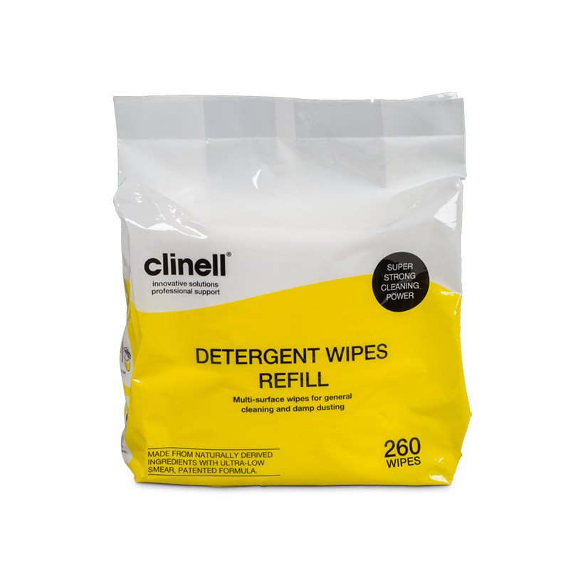 Clinell Detergent Wipes Bucket 260 Refill
