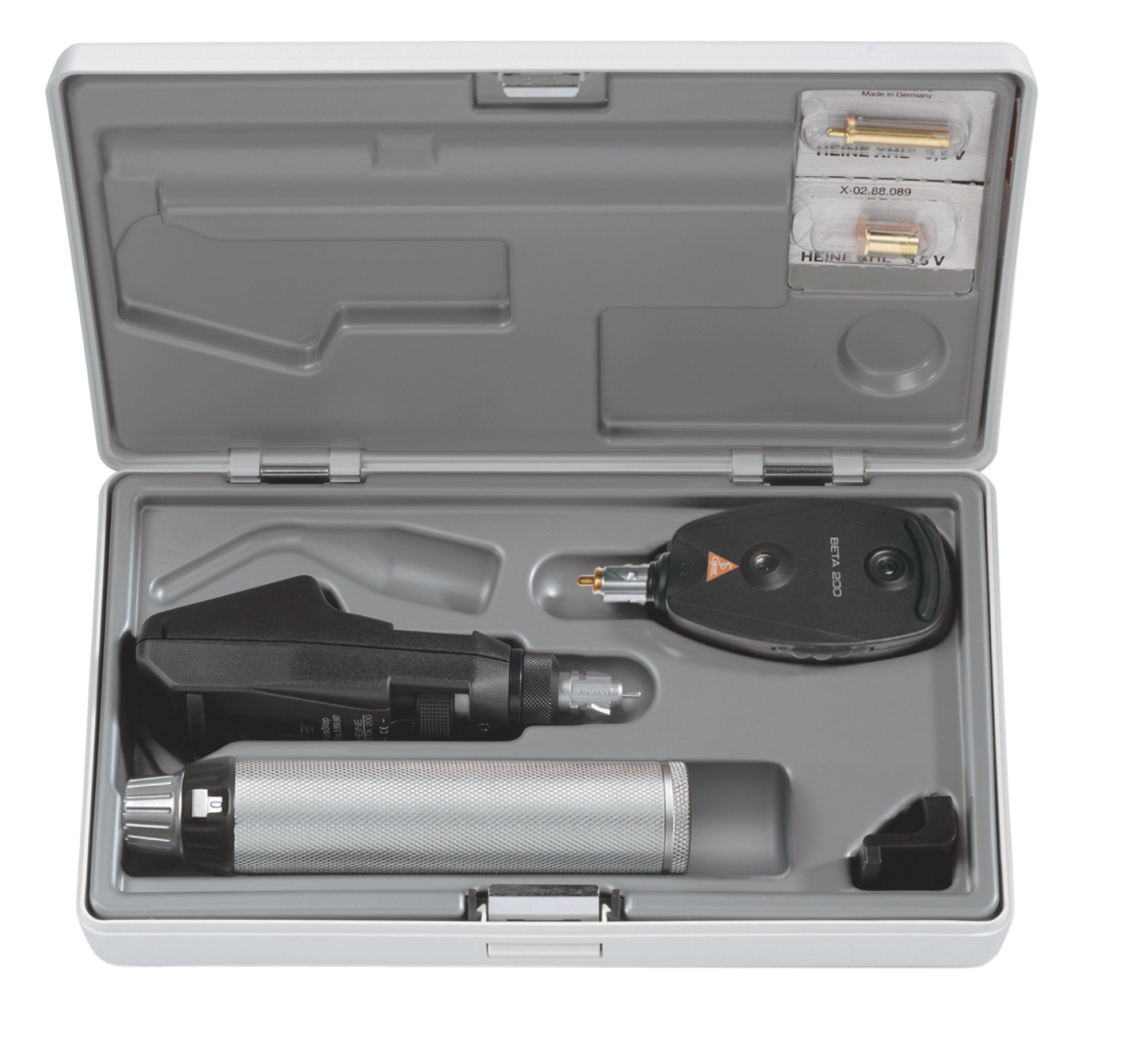 HEINE BETA 200 LED Opthalmoscope & Retinoscope Set With USB rechargeable handle