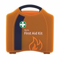 Burns First Aid Kit, in Large Orange Compact Aura, 20.5cmH x 20cmW x 6.5cmD, 1 x  Single Unit