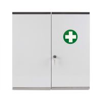 BS8599-1:2019 Critical Injury Pack - 10 Applications in Budapest Metal Wall Cabinet