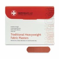 Dependaplast Traditional Fabric Plasters, Sterile, 7.5cm x 2.5cm , 10 x  Box of 100
