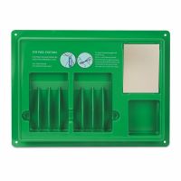 Eye Pod Station - empty , Green, 24.5cmH x 33cmW x 2.5cmD, 1 x  Single Unit
